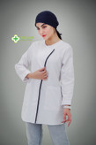 روپوش سفید زنانه مدل هیبا