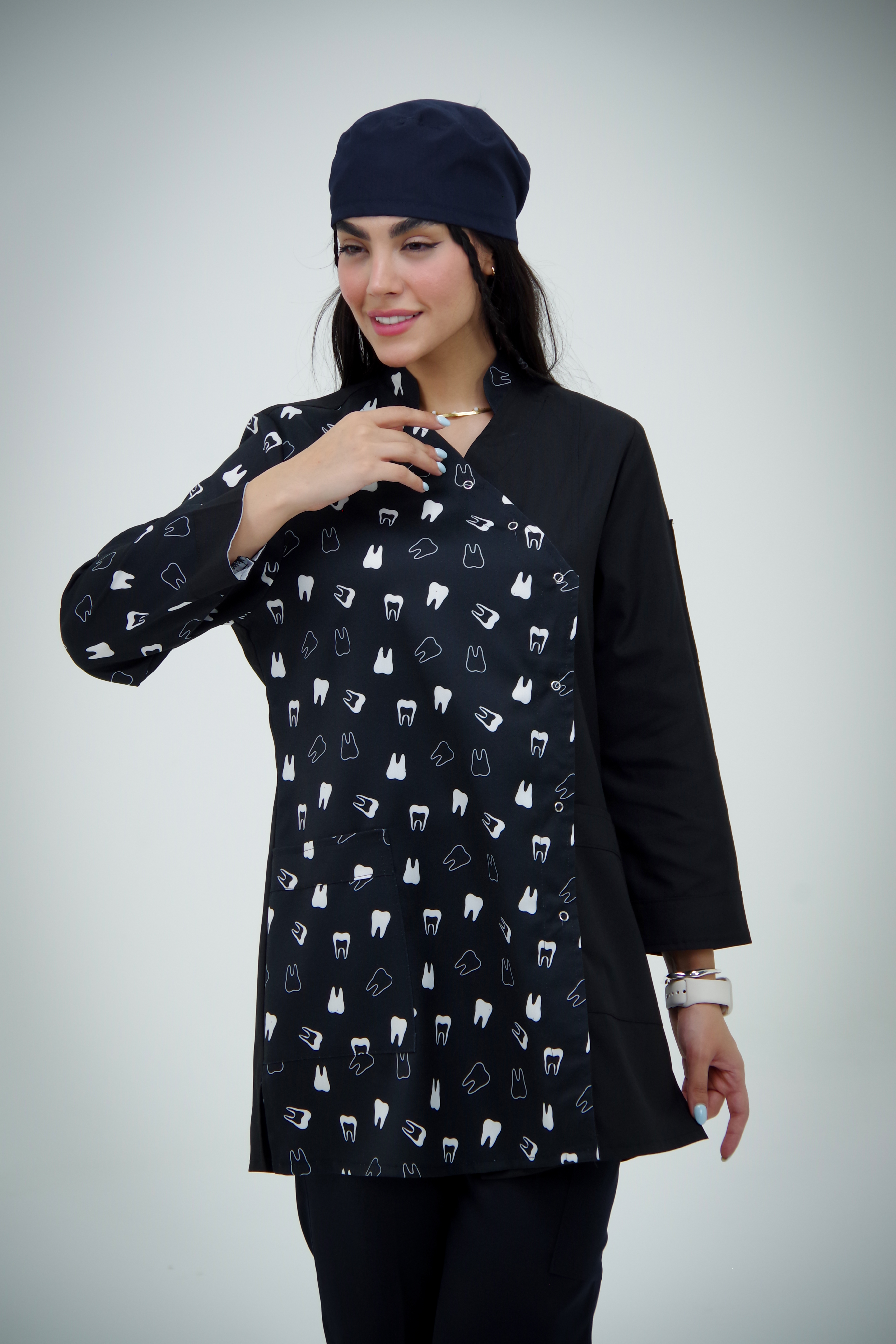 اسکراب تک زنانه طرح دندانپزشکی